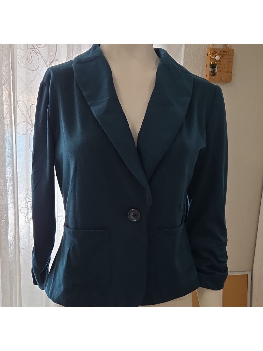 Charlotte Russe Deep Teal Blazer Medium Size